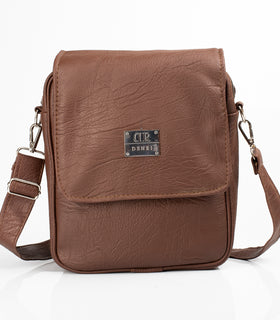 Denri Luna Man Bag | Internal & External Pockets, Adjustable Strap | Minimalist Design
