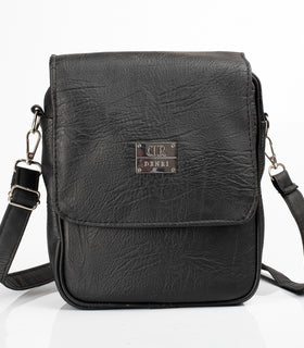 Denri Luna Man Bag | Internal & External Pockets, Adjustable Strap | Minimalist Design