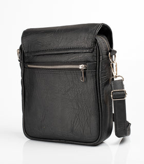Denri Luna Man Bag | Internal & External Pockets, Adjustable Strap | Minimalist Design