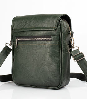 Denri Luna Man Bag | Internal & External Pockets, Adjustable Strap | Minimalist Design
