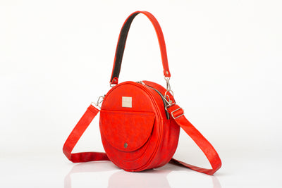 Denri Butterfly | Round, Compact Sling Bag | Premium Material, Adjustable Strap & 3 Pockets