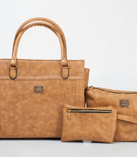 Denri Elyse 3-in-1 Handbag | Spacious interior, Multi pocketed, Durable construction