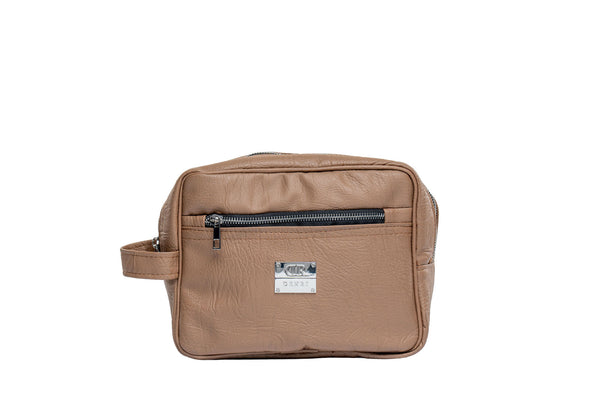 Denri Wash Bag | Water-Resistant Material, Zip Compartments & Hanging Loop