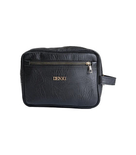 Denri Wash Bag | Water-Resistant Material, Zip Compartments & Hanging Loop