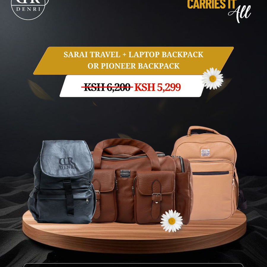 Sarai Travel + Laptop Backpack or Pioneer Backpack