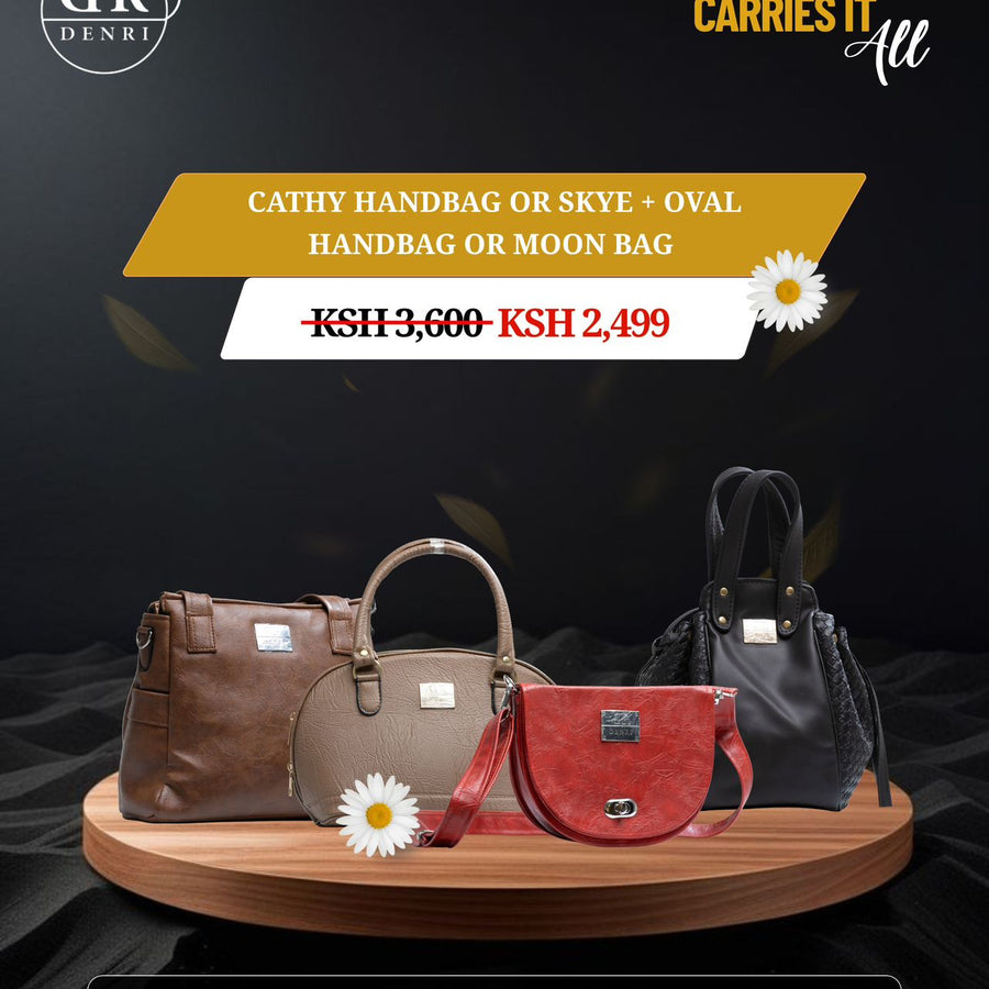 Cathy Handbag or Skye + Oval Handbag or Moon Bag