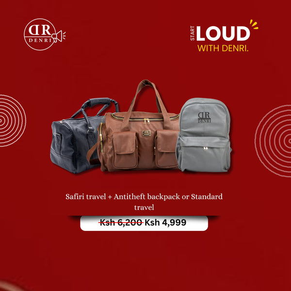 Safiri Travel + Antitheft Backpack or Standard Travel