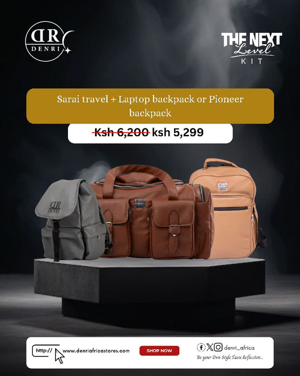 Sarai Travel + Laptop Backpack or Pioneer Backpack