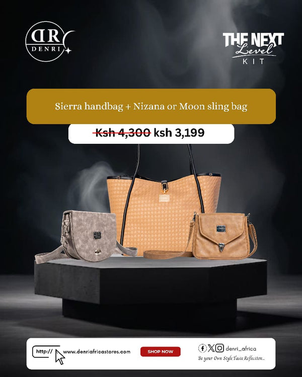 Sierra Handbag + Nizana or Moon Sling Bag