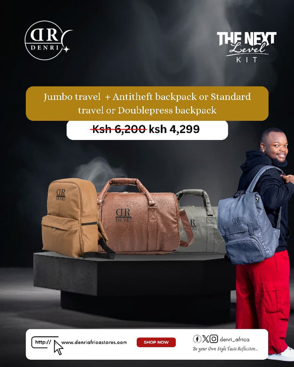 Jumbo Travel + Antitheft Backpack or Standard Travel or Doublepress Backpack