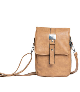 Denri Zane Man Bag | Premium Material, 3 External Zip Pockets & Adjustable Strap