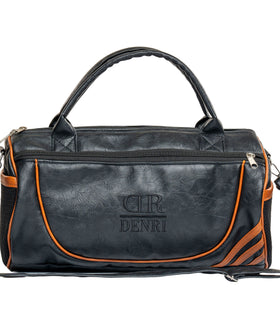 Denri Zeno Travel Bag | Leather Duffel Bag | Durable materials, Multiple compartments