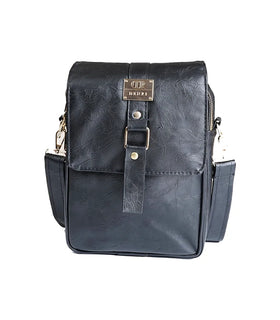 Denri Zane Man Bag | Premium Material, 3 External Zip Pockets & Adjustable Strap