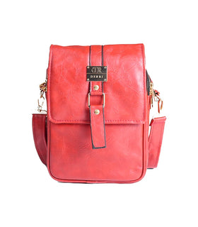 Denri Zane Man Bag | Premium Material, 3 External Zip Pockets & Adjustable Strap