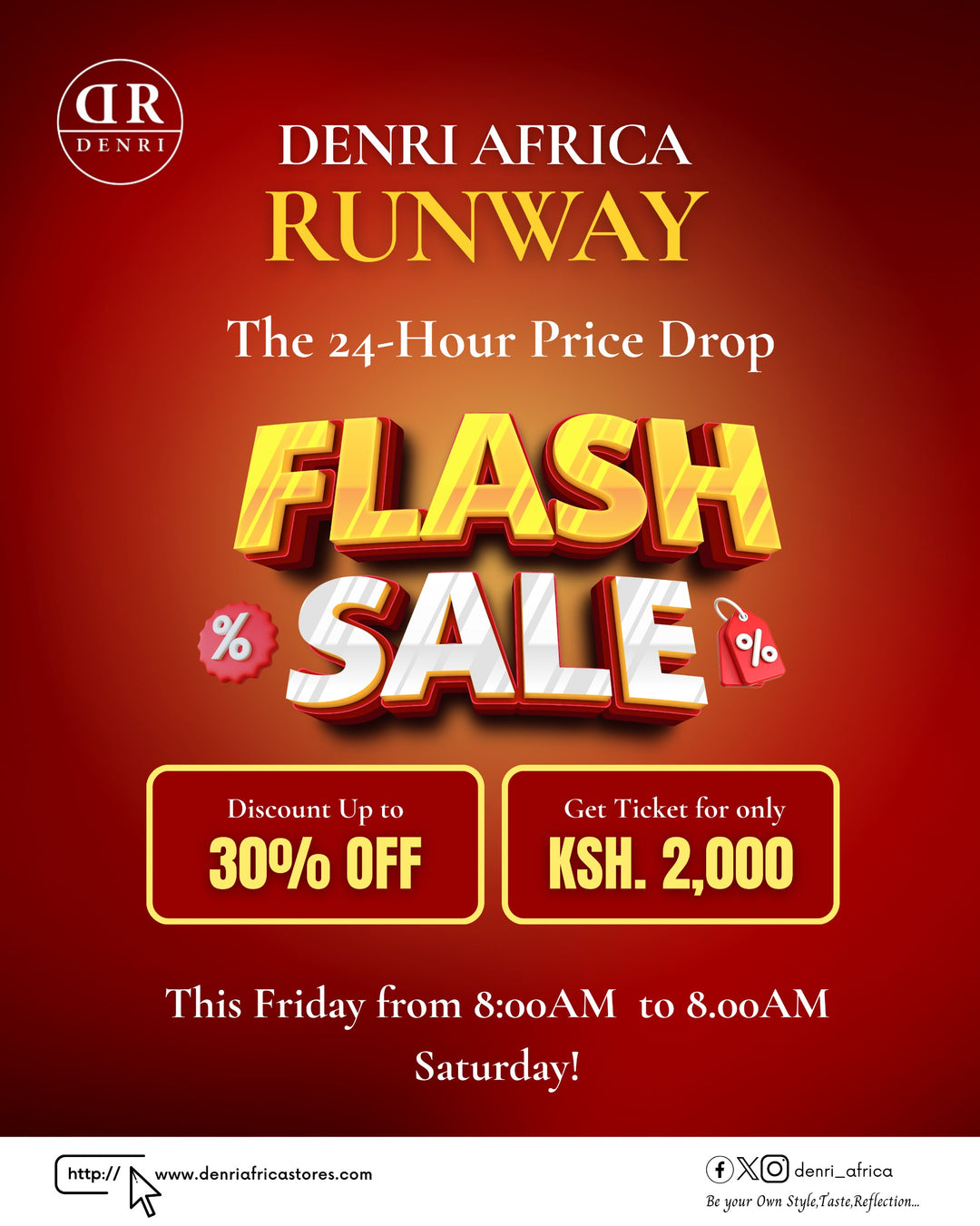 Denri Runway Event Ticket