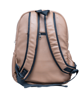 Denri Africa's Prime Men's Beige Laptop Backpack with hidden back pocket