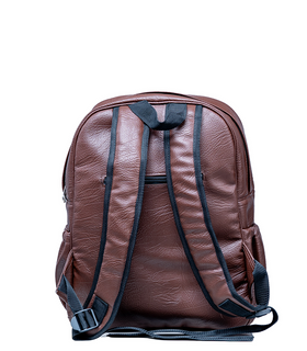 Denri Africa's Prime Men's Brown Laptop Backpack with padded & adjustable straps