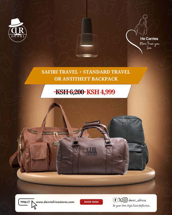 Safiri Travel+ Standard Travel or Antitheft Backpack
