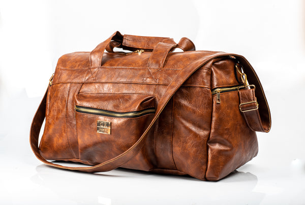 Denri Bonita Travel Bag | Vintage Travel Duffel | Multi-Pocket Design, Detachable Strap