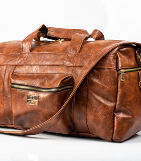 Denri Bonita Travel Bag | Vintage Travel Duffel | Multi-Pocket Design, Detachable Strap