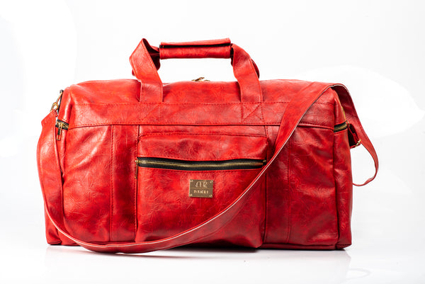 Denri Bonita Travel Bag | Vintage Travel Duffel | Multi-Pocket Design, Detachable Strap