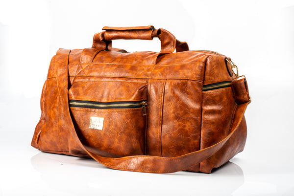 Denri Bonita Travel Bag | Vintage Travel Duffel | Multi-Pocket Design, Detachable Strap