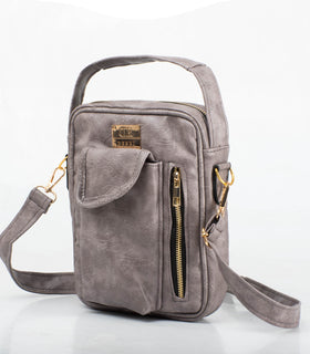 Denri Mini Man Bag | Compact Crossbody Sling | Internal & External Pockets