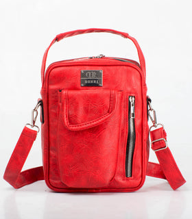 Denri Mini Man Bag | Compact Crossbody Sling | Internal & External Pockets