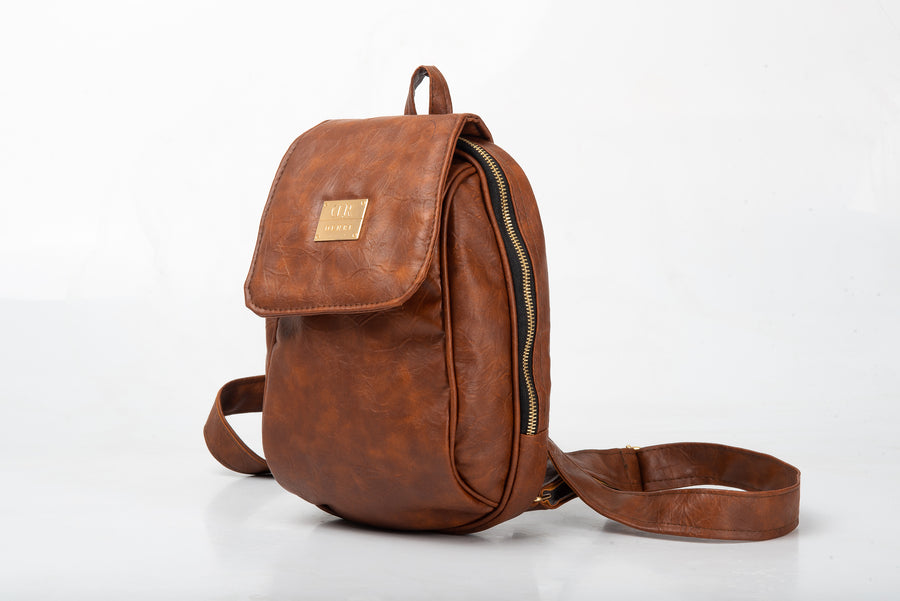 Daria Leather Backpack – Stylish Work Bag