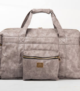 Denri Bonita Travel Bag | Vintage Travel Duffel | Multi-Pocket Design, Detachable Strap