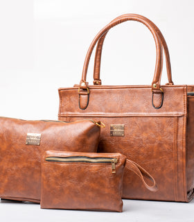 Denri Elyse 3-in-1 Handbag | Spacious interior, Multi pocketed, Durable construction