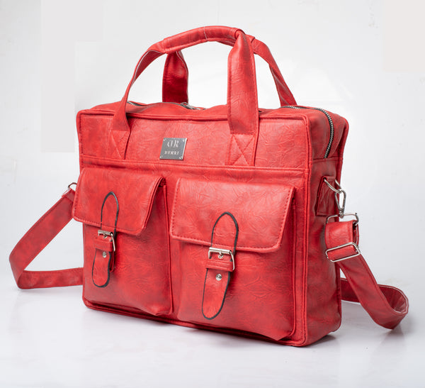 Denri Jade Briefcase Bag | Padded Laptop Compartment & Multiple Pockets