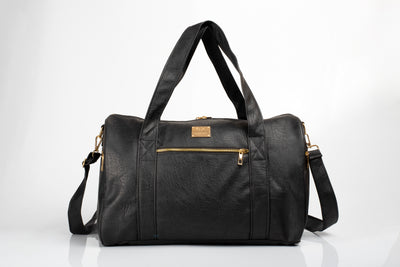 Denri Fabela Travel Bag | Leather Duffel Bag | Grab handles, Multiple pockets