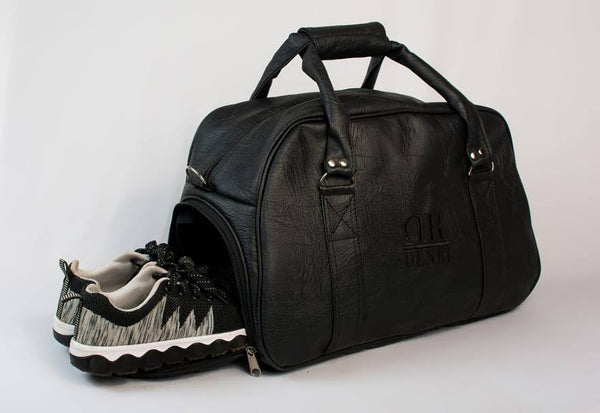 Denri Gym bag | Gym, Training & Travel Use | Ventilated, Shoe Pocket & Adjustable Strap