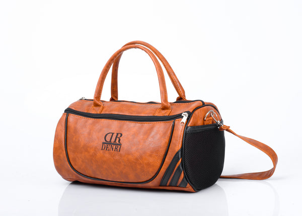 Denri Zeno Travel Bag | Leather Duffel Bag | Durable materials, Multiple compartments