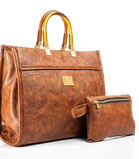 Denri Lola Handbag | Internal pockets Tote | Fits up to 13" Laptop